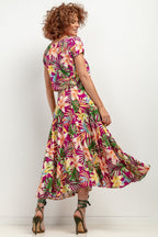 Midikjol med mönster