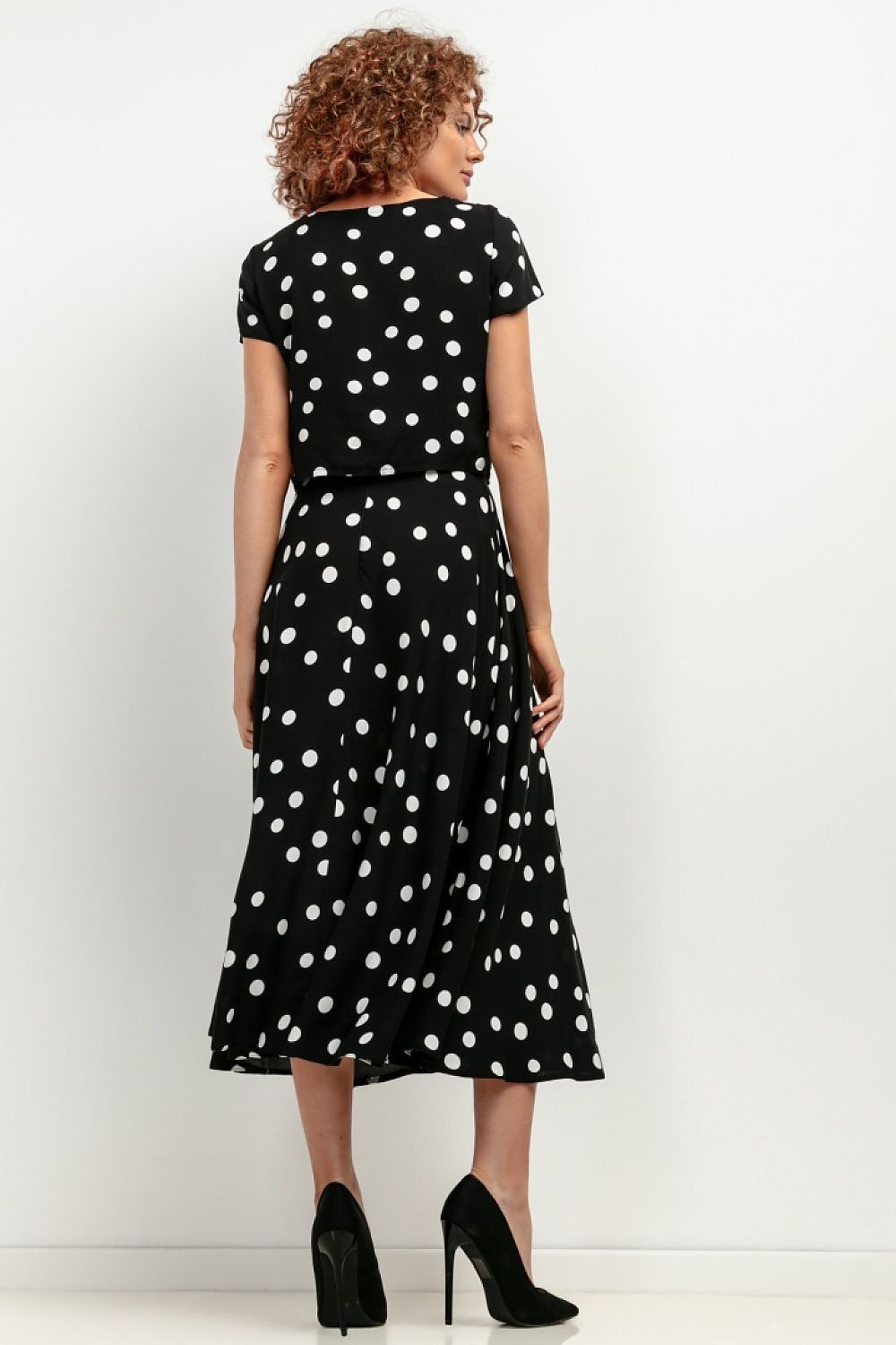 Midikjol med mönster