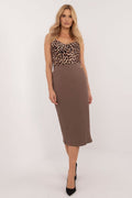 Kjol - Essential Rib Midi Skirt