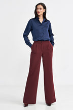 Wide leg trousers