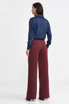 Wide leg trousers
