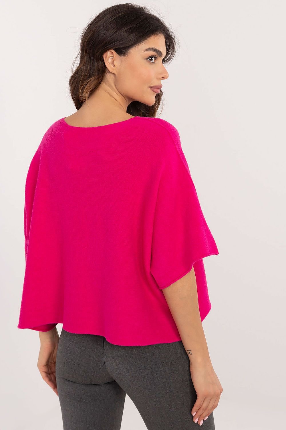 Oversized Top - Dam Fuchsia