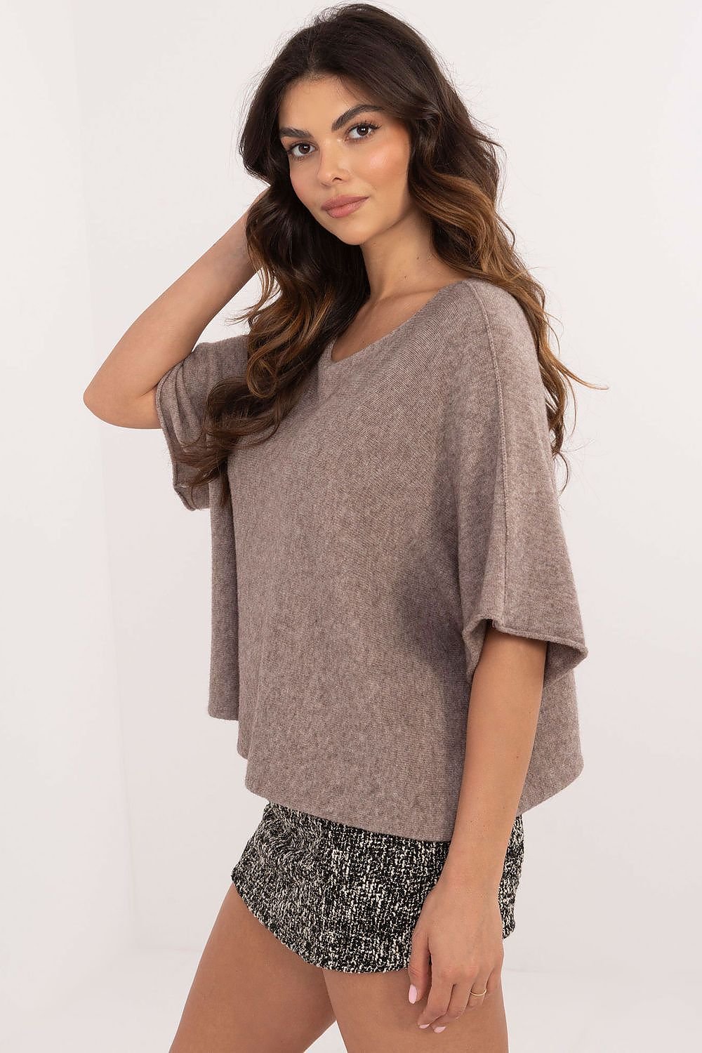 Oversized Top - Dam Beige