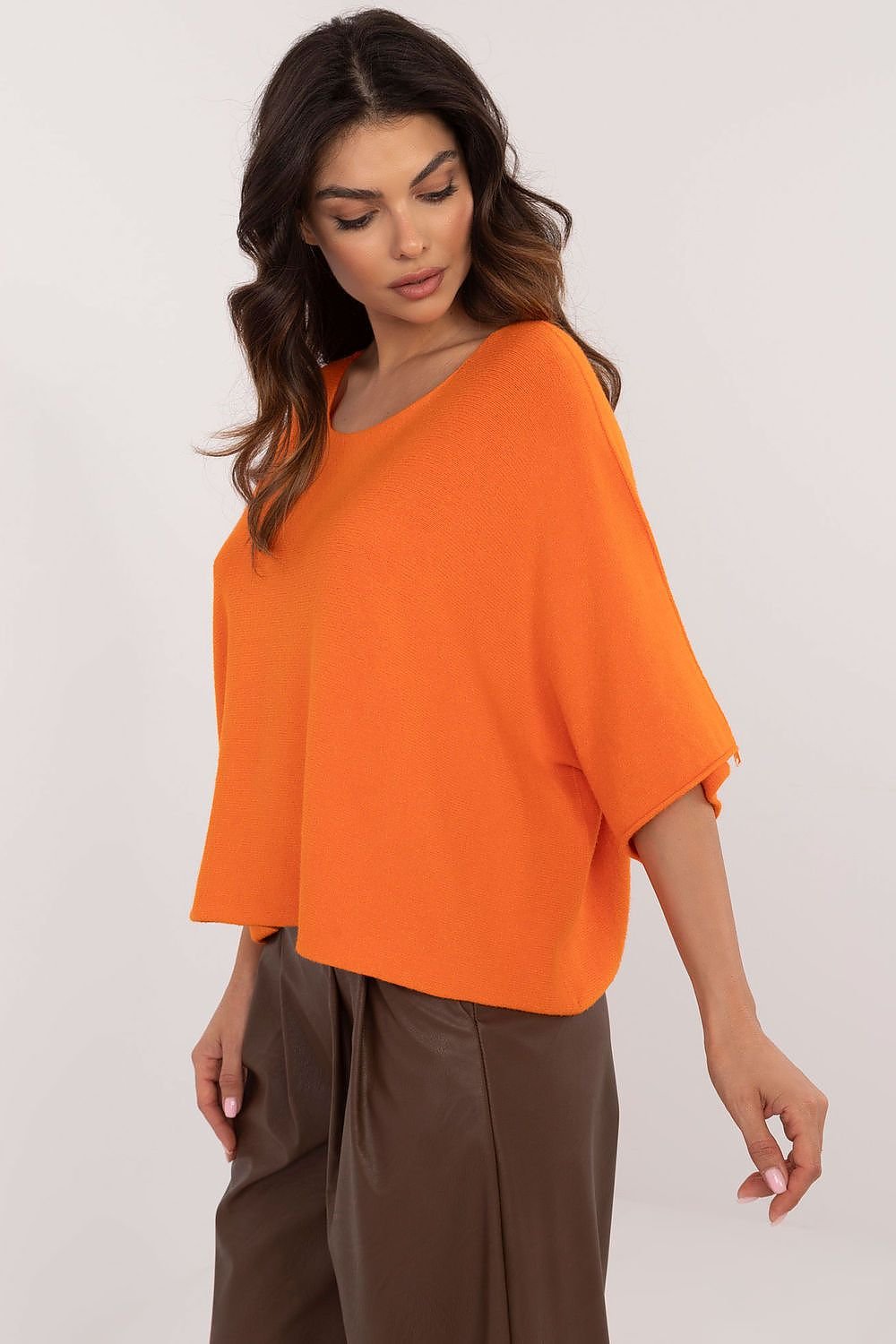 Oversized Top - Dam Orange