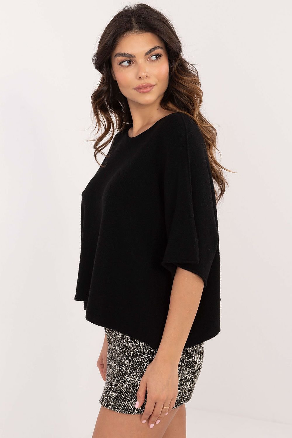 Oversized Top - Dam Svart