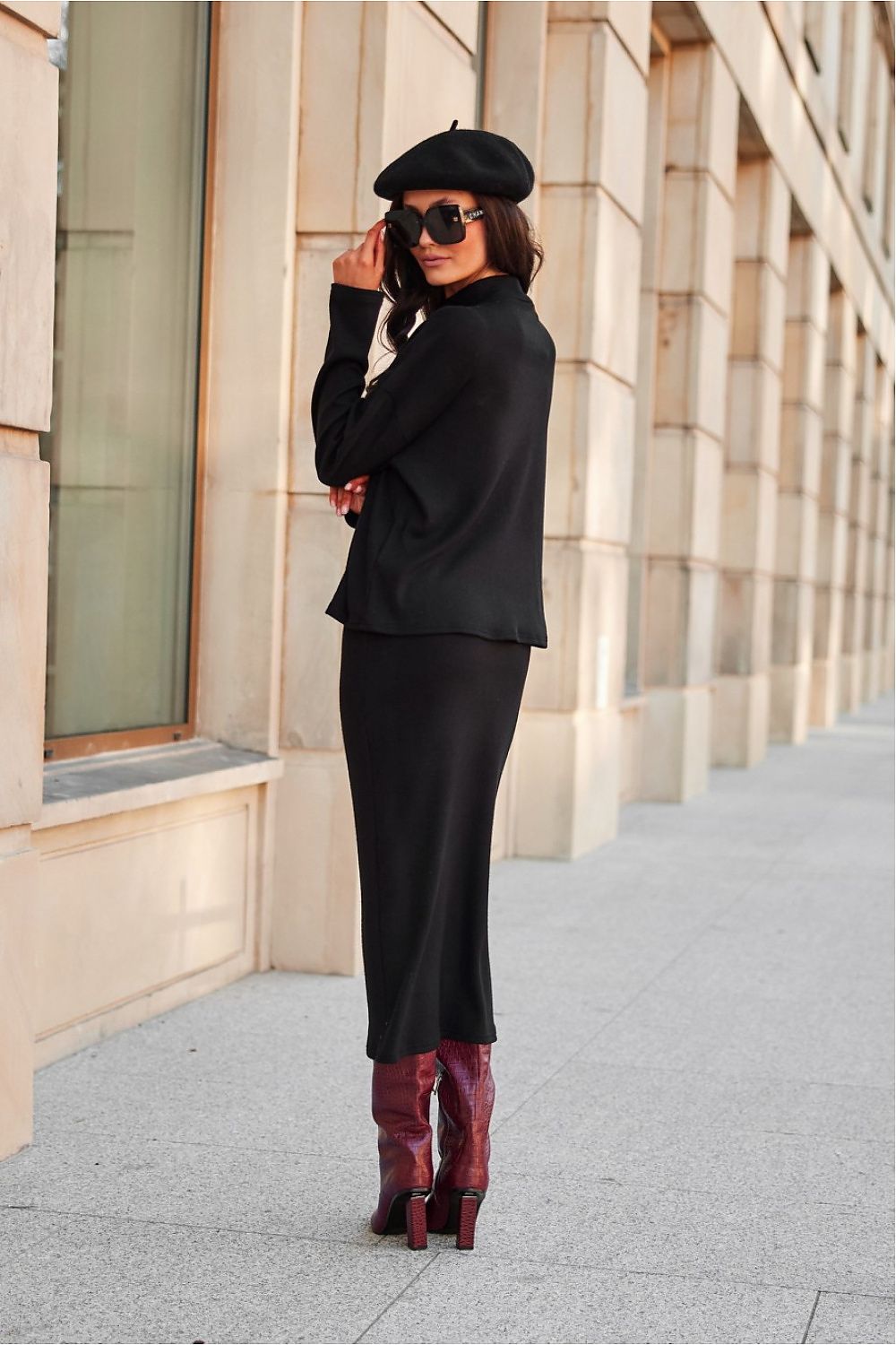 Midi Pennkjol  svart