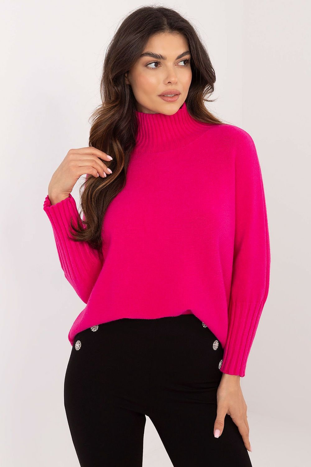 Dam Top Polokrage  fuchsia