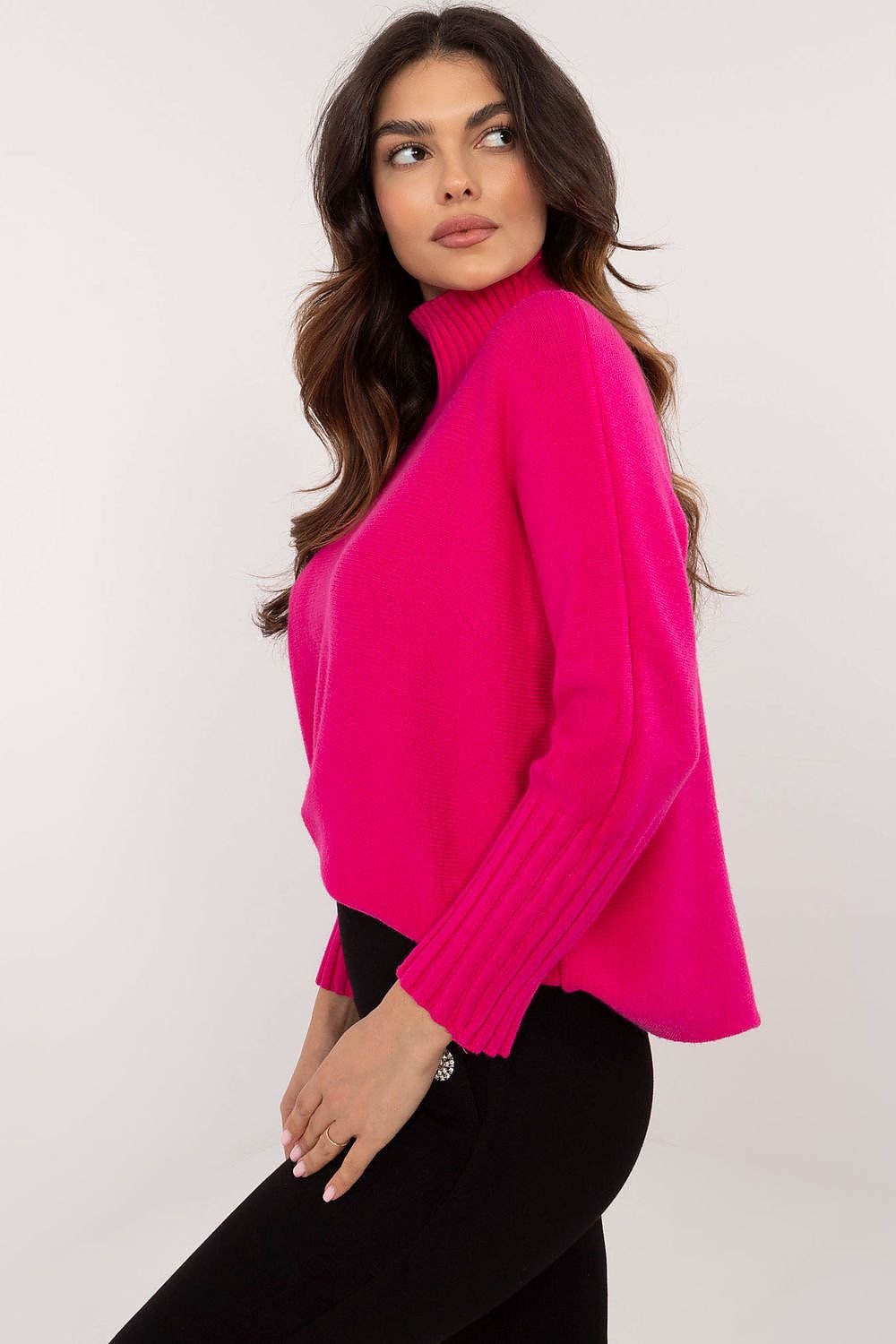 Dam Top Polokrage  fuchsia