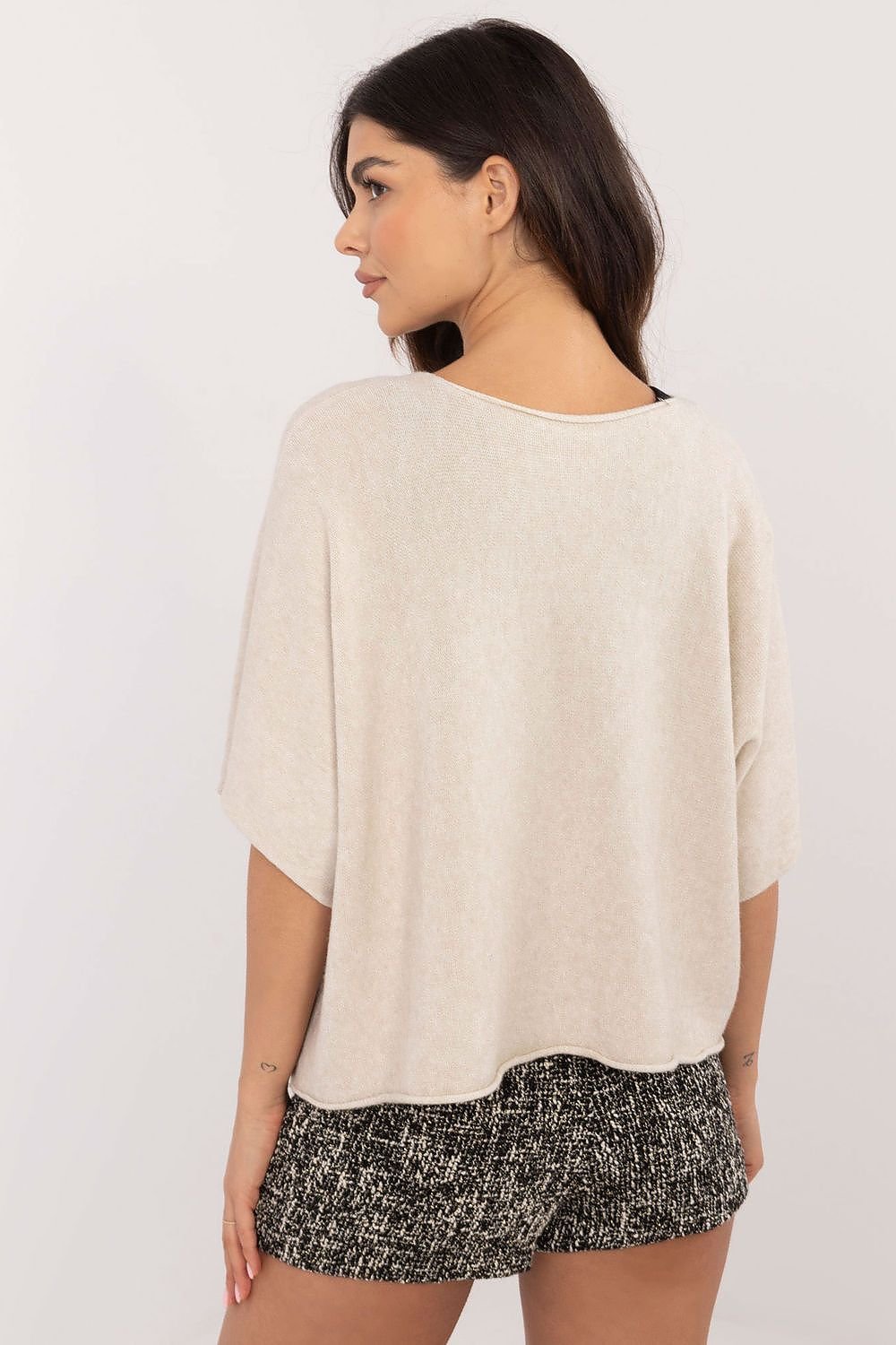 Oversized Top - Dam Beige