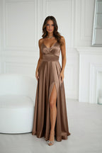  Long dress model 220834 Bicotone 