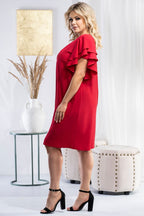 Plus size dress model 180444 Karko