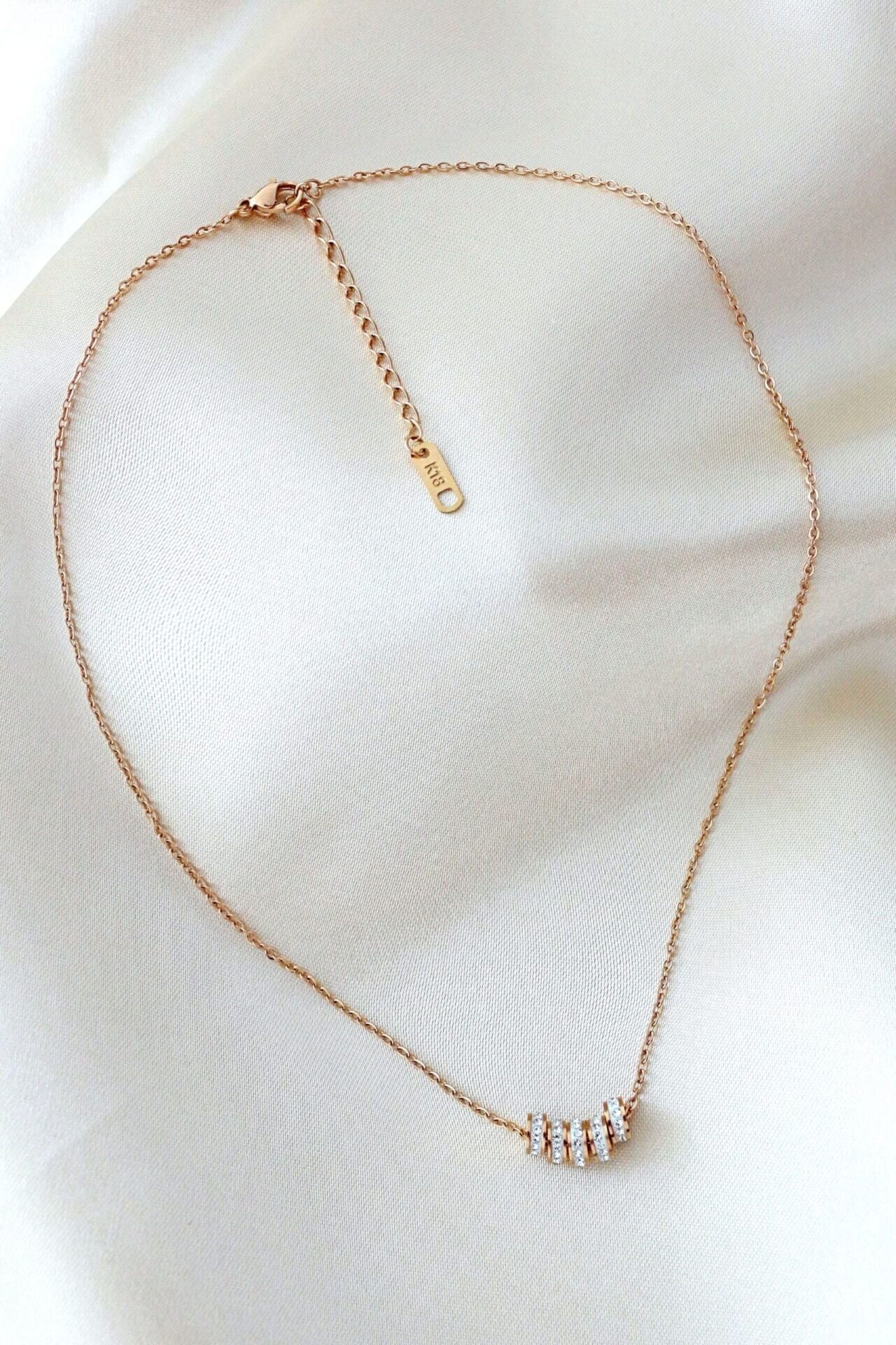Halsband - 18 Karats Rose Gold Filled 