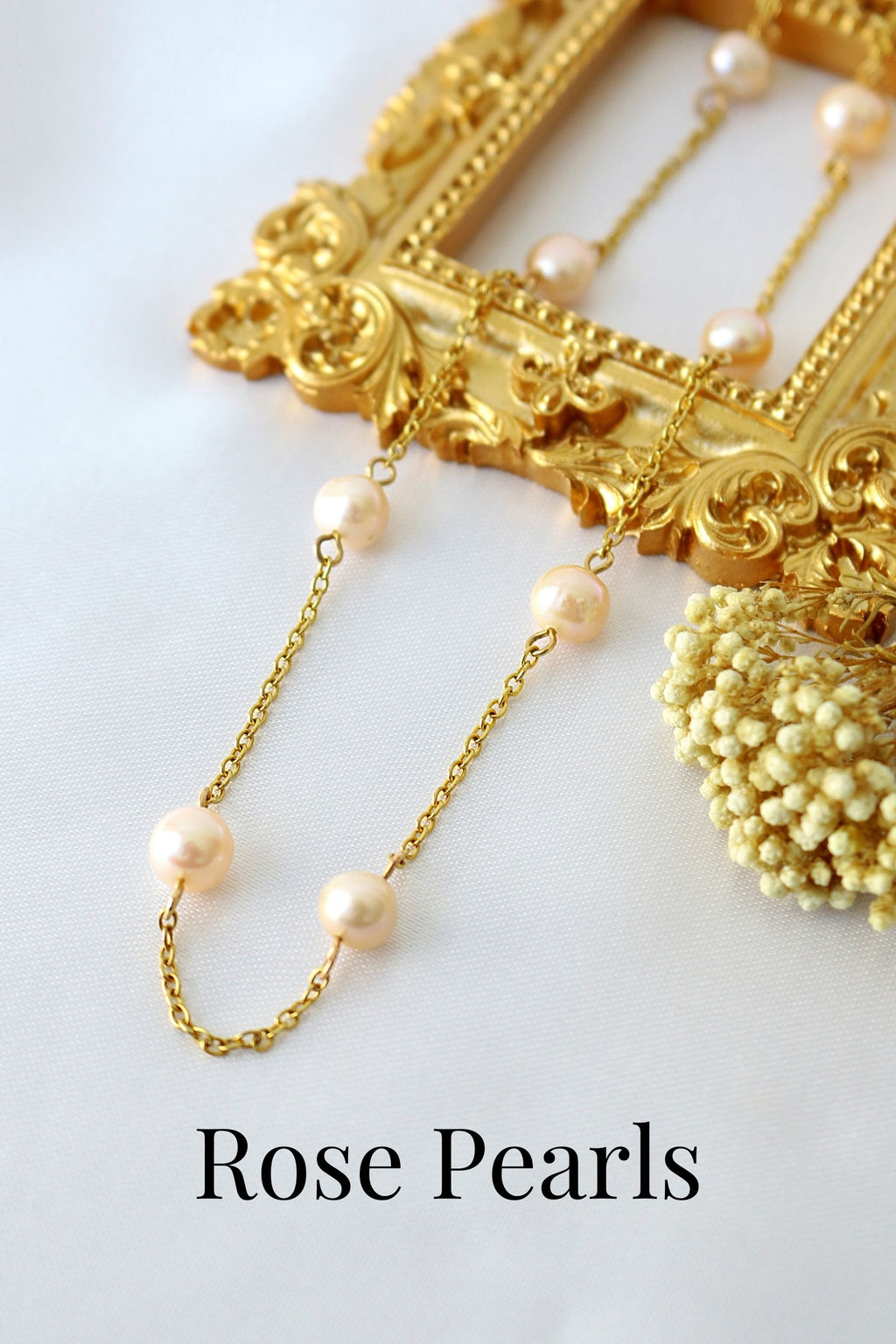 Halsband – 24K Baroque Freshwater Pearls