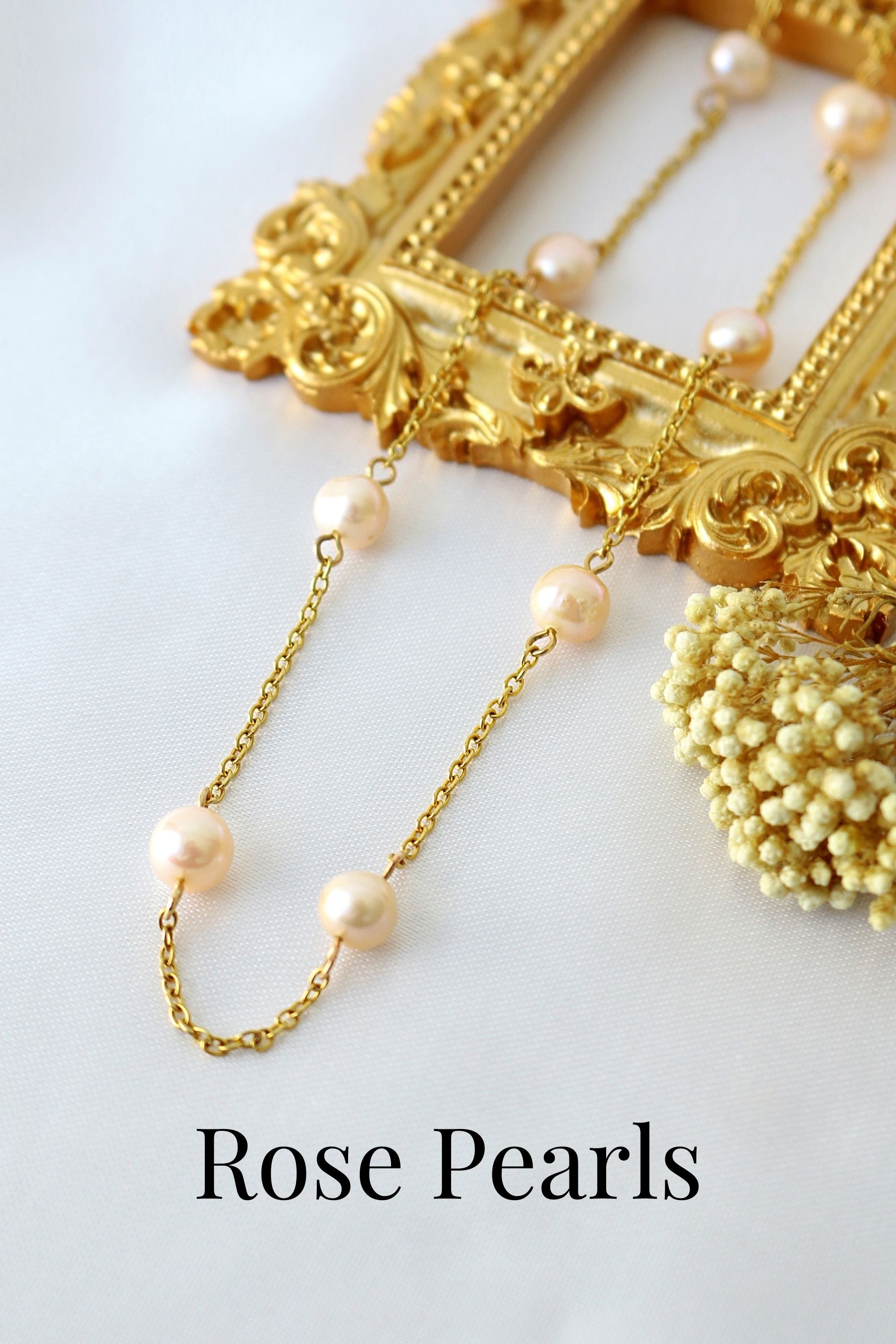 Halsband – 24K Baroque Freshwater Pearls