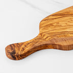 Handgjort Olivträskärbräda med Handtag