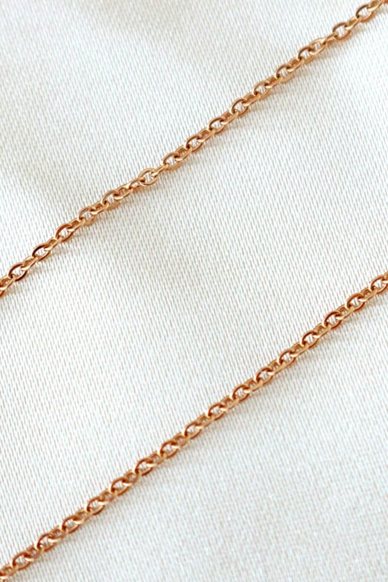 Halsband - 18 Karats Rose Gold Filled 