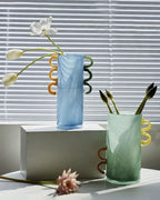 Dopamine Glass Cylinder Vase