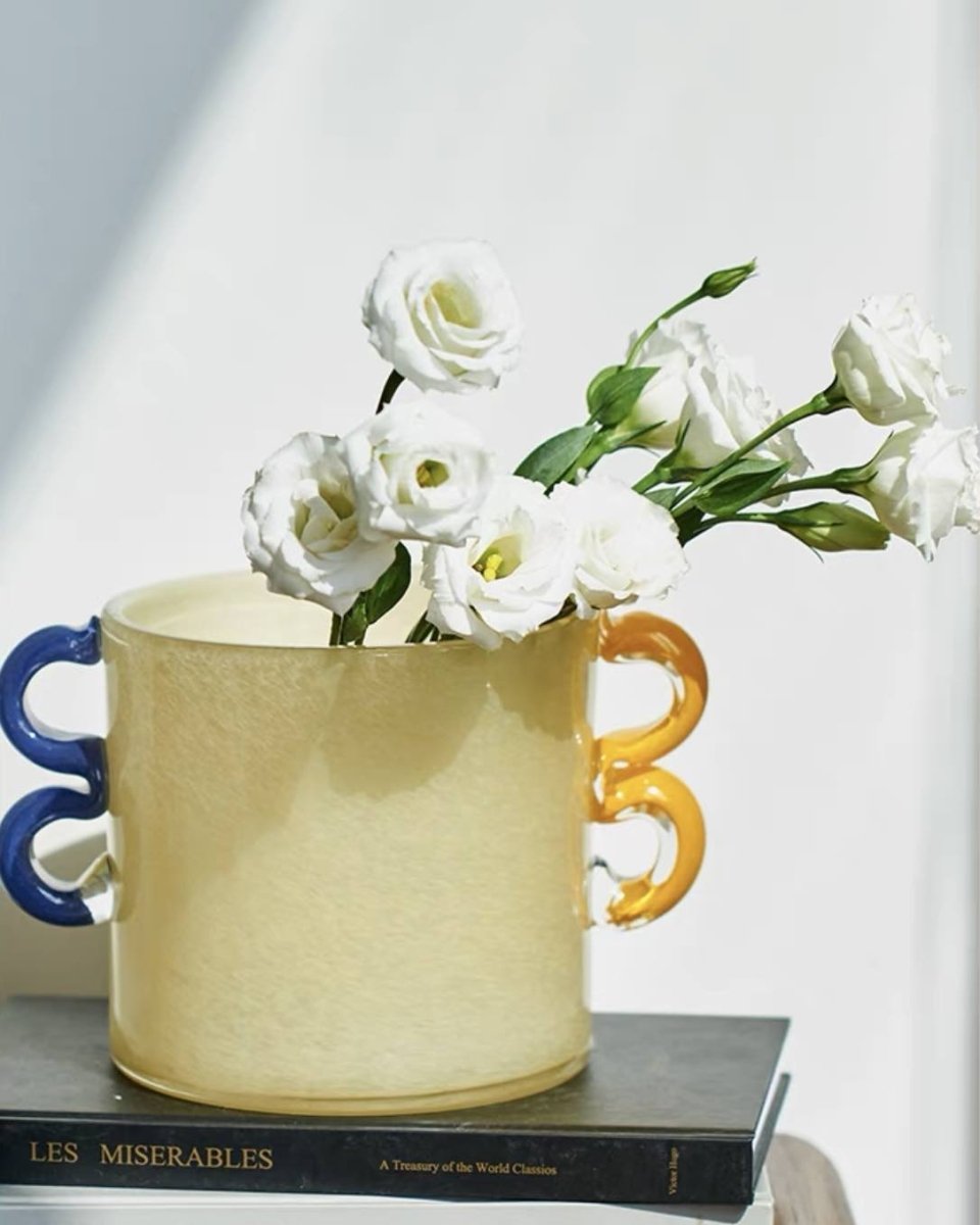 Dopamine Glass Cylinder Vase