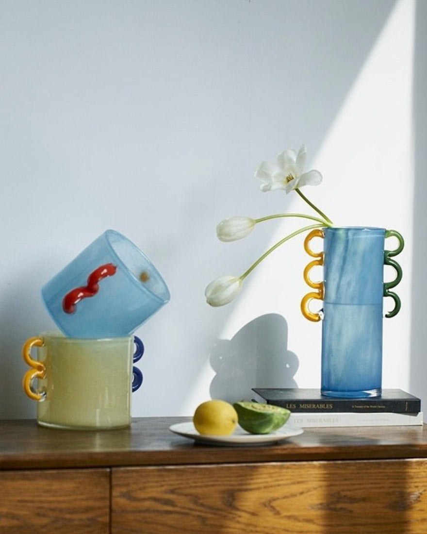 Dopamine Glass Cylinder Vase