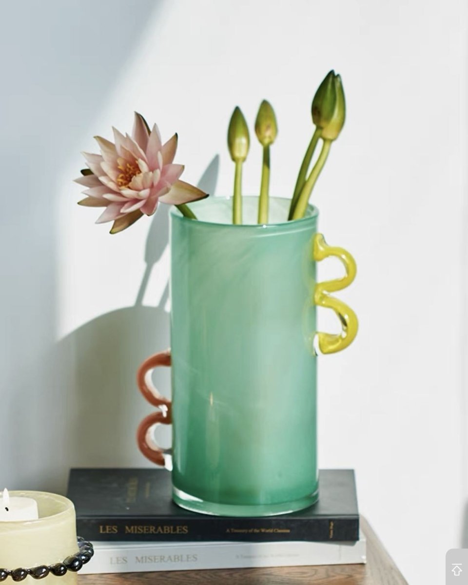 Dopamine Glass Cylinder Vase