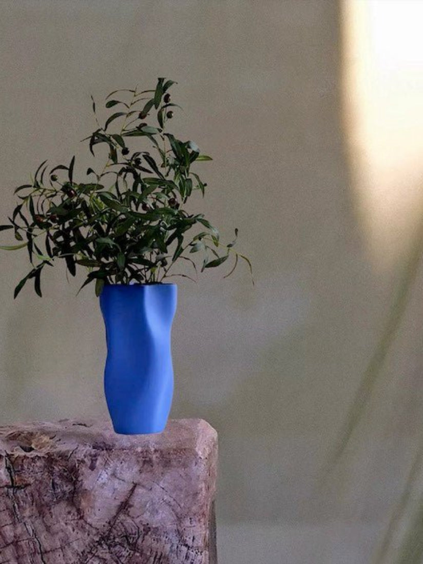 Klein Blue Wave Vase