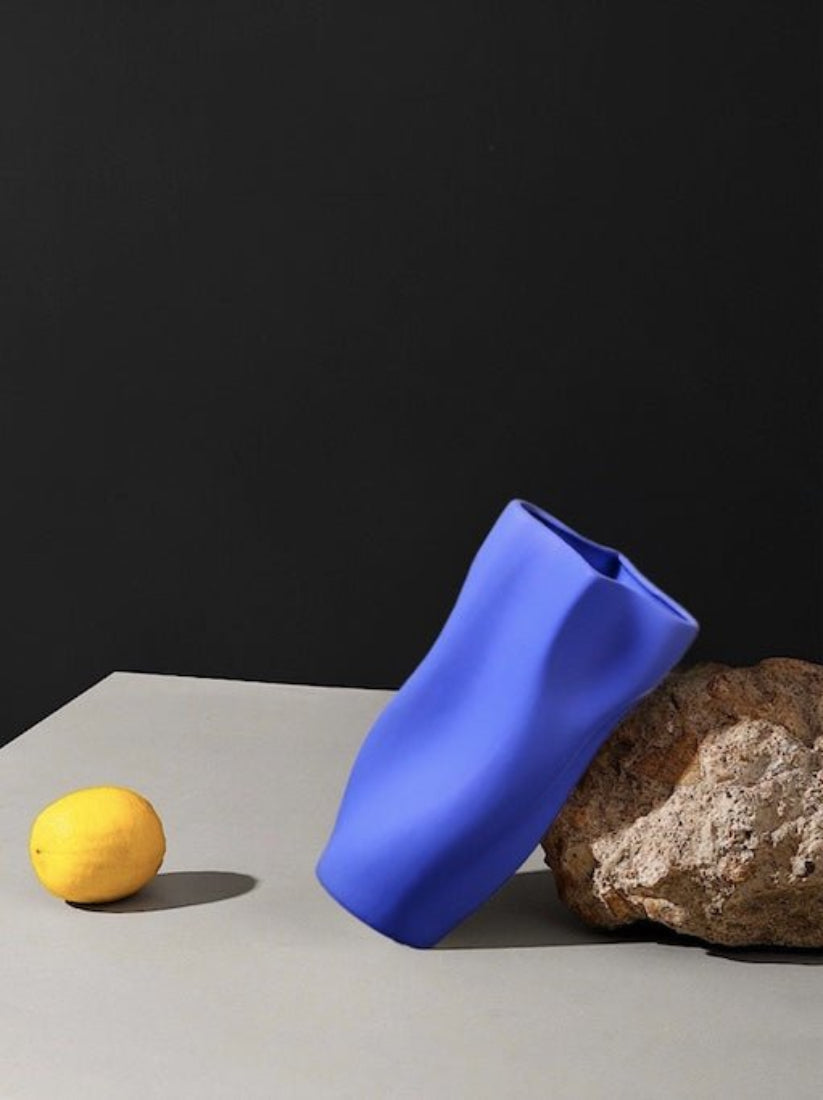 Klein Blue Wave Vase