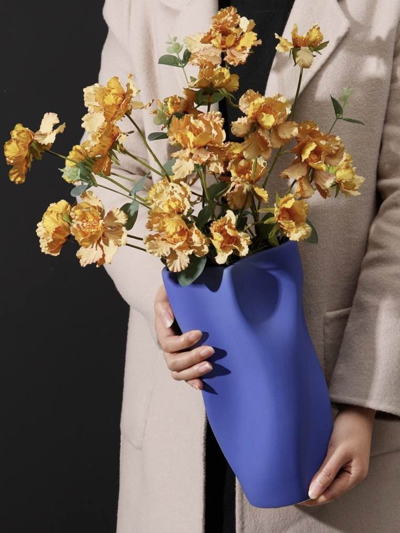 Klein Blue Wave Vase