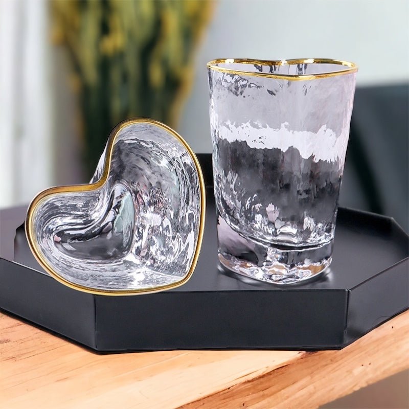 Hjärtformade Glas