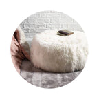 Elegant & Lyxig Rund Pouf
