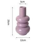 Geometric Ceramic Flower Vase
