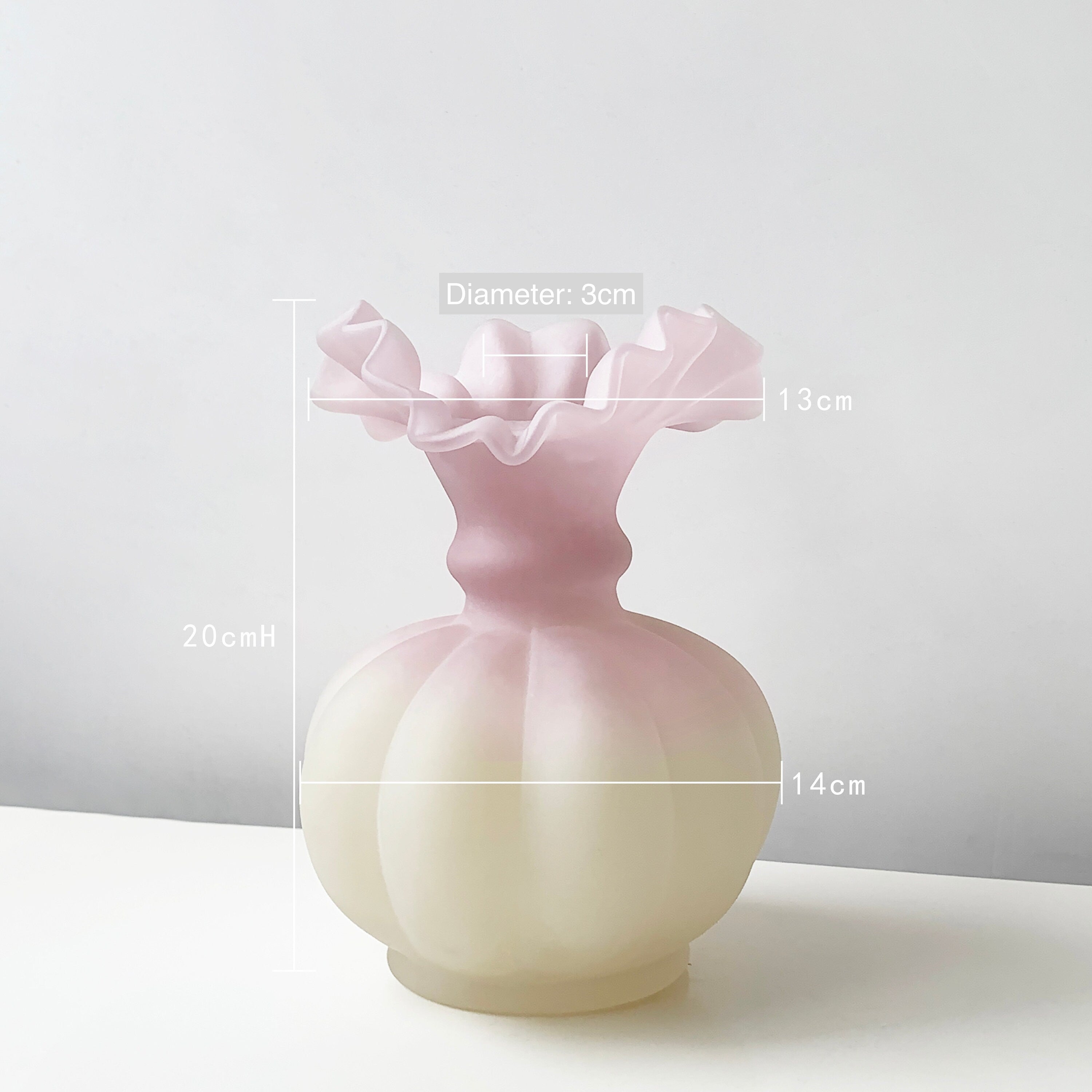 Mermaid Bloom Glass Vase