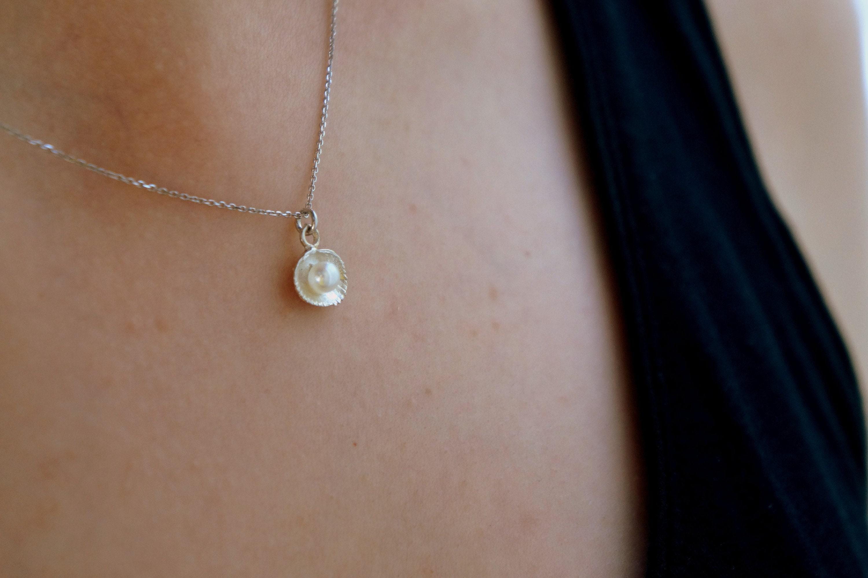 Ocean Pearl Seashell Necklace
