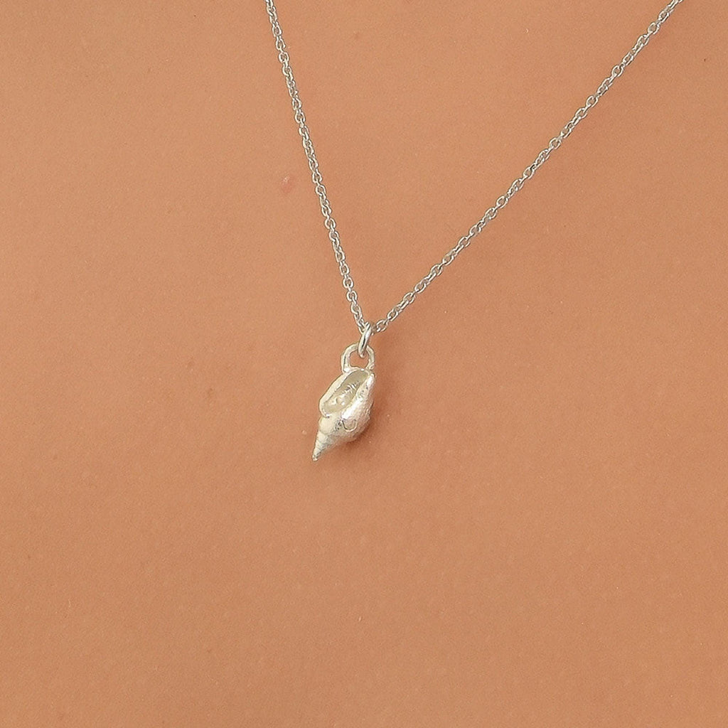 Havssnäcka Halsband i Guld