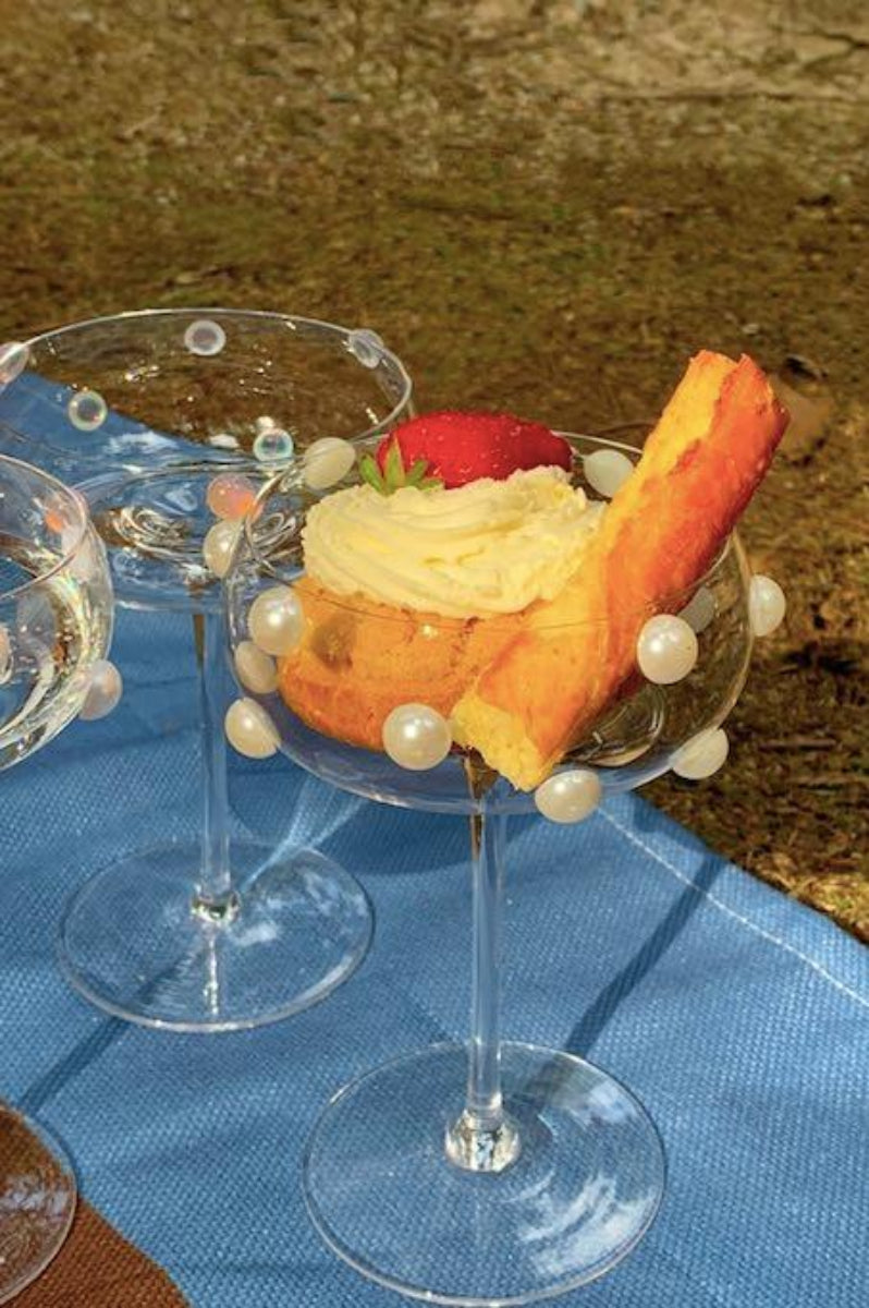 Pearl Bubble Champagne Coupe