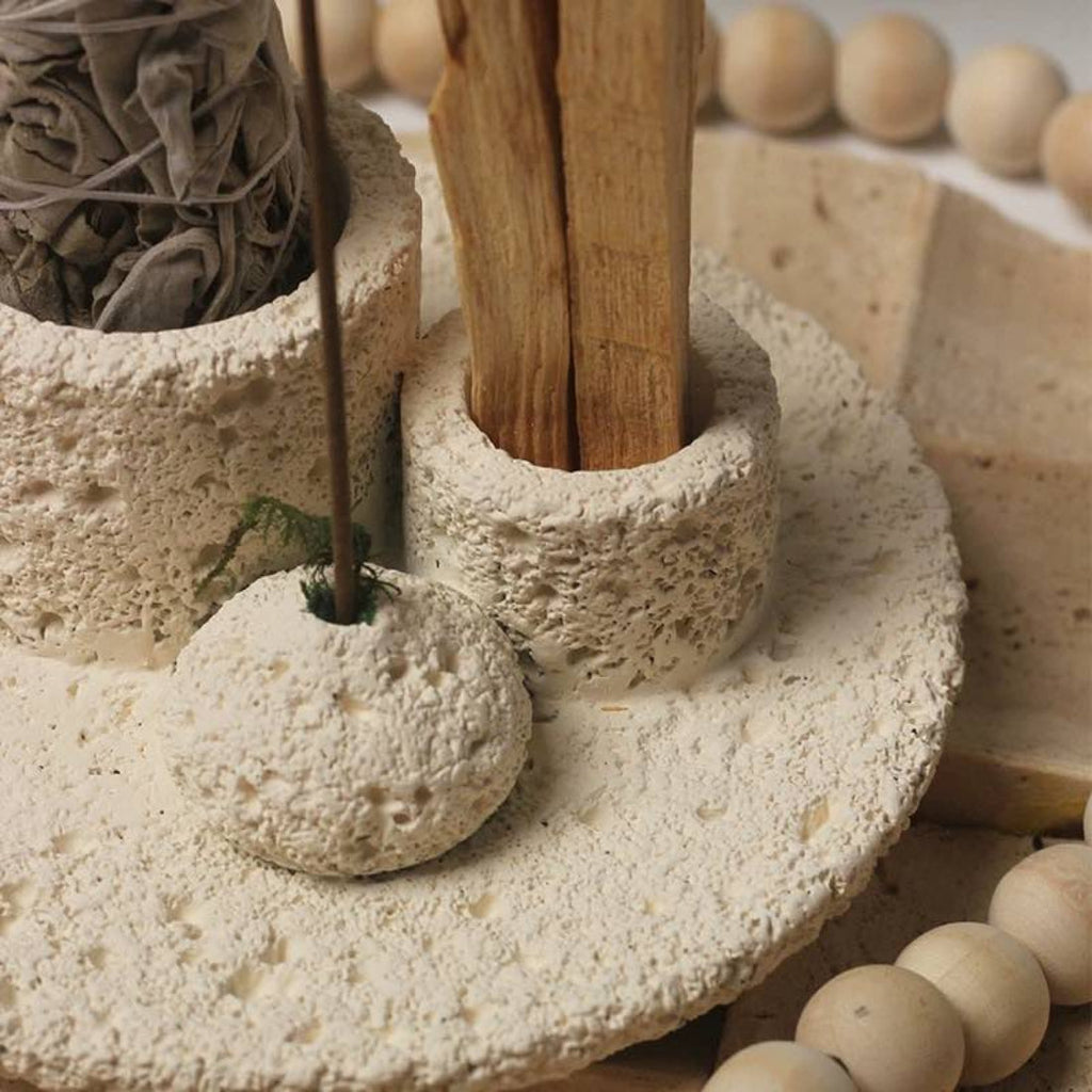 Nordic Ritual Holder – Ljus, Rökelse & Palo Santo