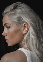 Pin Up Earrings - Silver