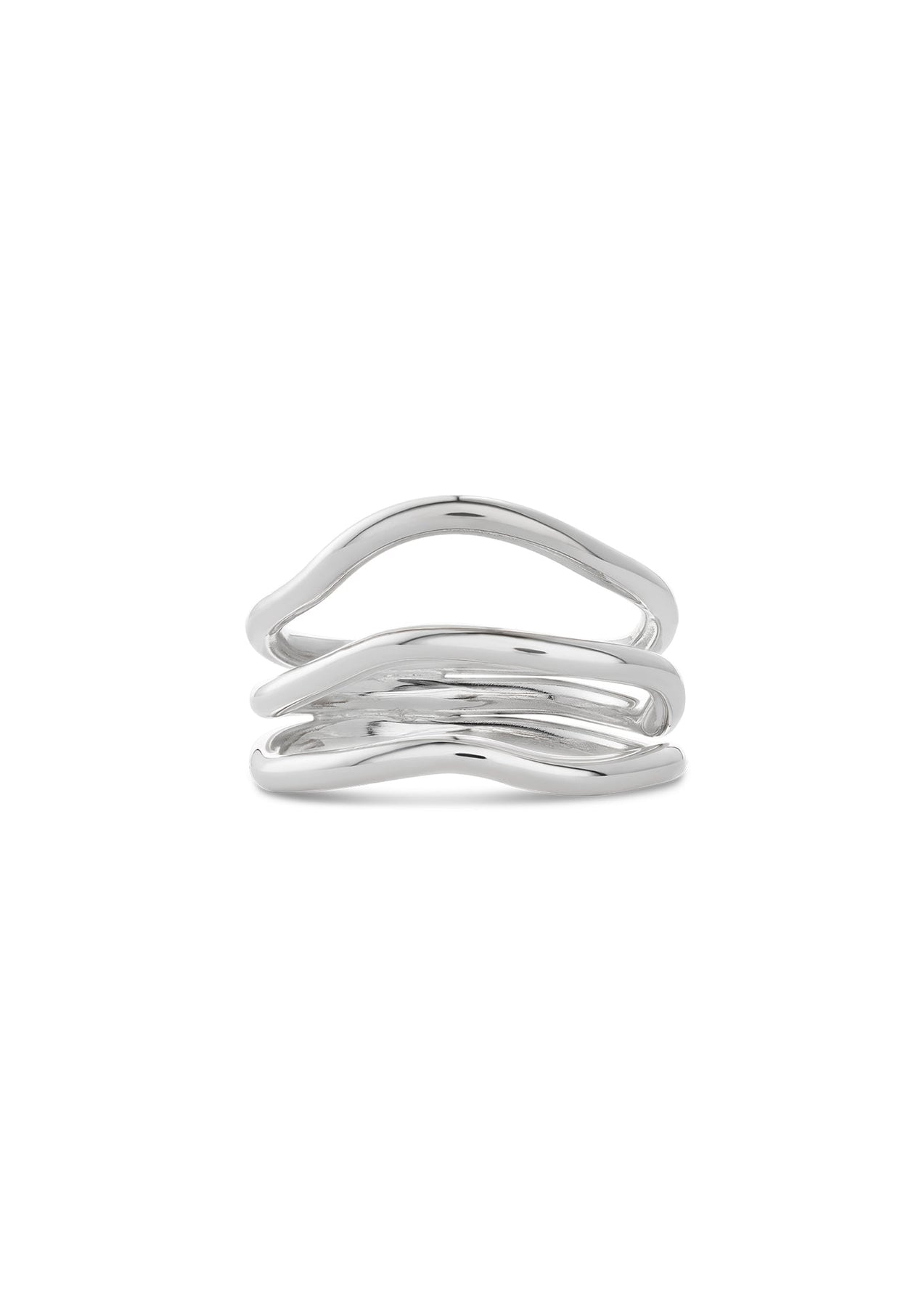 Ring Dubbel  - Silver