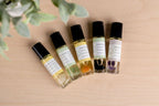 Essential Oils Roll-On with Crystals Set of 5