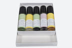 Essential Oils Roll-On with Crystals Set of 5