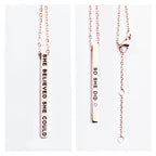 Halsband med hänge -She Believed She Could / So She Did