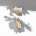 Wild Cherry Leaf STUD - Earrings